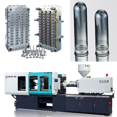 PLC PETプレフォーム注射鋳造機 50 - 100mmノズルストローク 2 - 4 トンエジェクター力